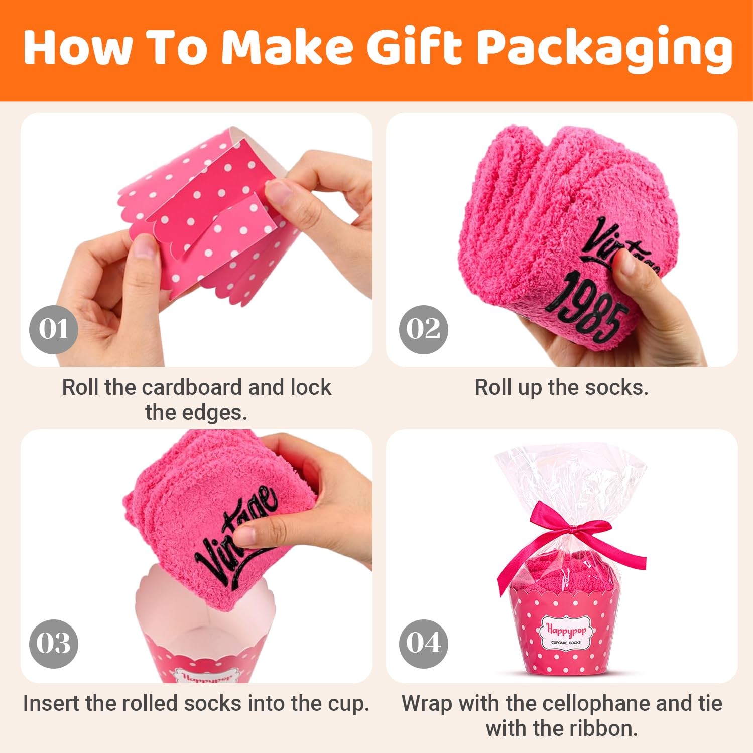 HAPPYPOP 1985 Birthday Gifts for Women – 41 Medium, Fuzzy Vintage 1985 Pink