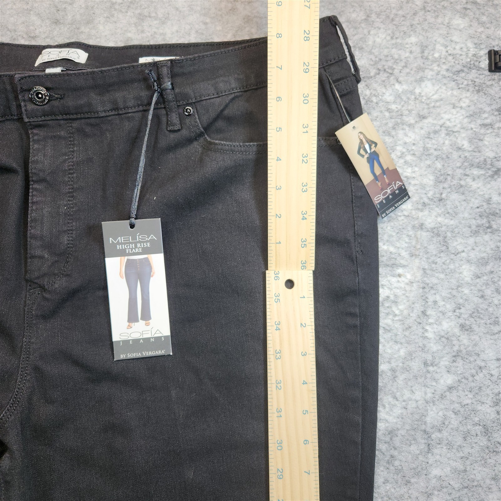 Sofia Jeans By Sophia Vergara Womens Melisa High Rise Flare Sz 24W New With Tags