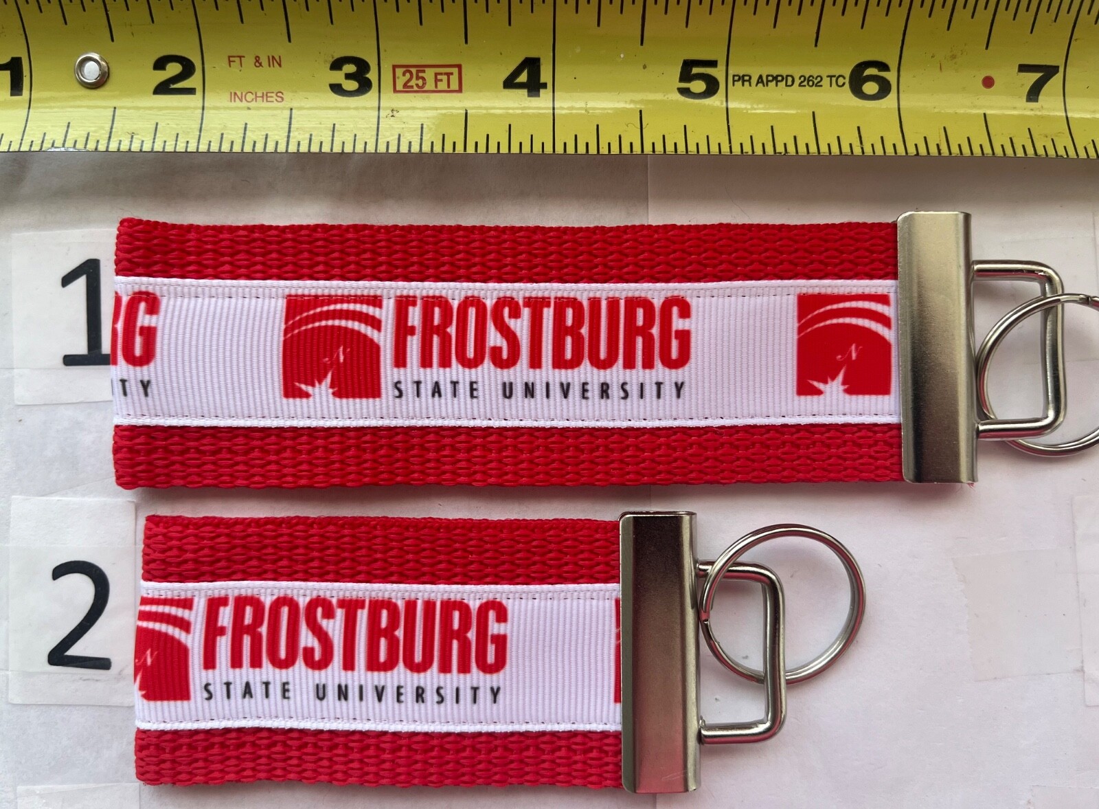 Frostburg State Keychain Fob Gift f4 Grad Him Her Mom Dad Nana BFF College Bling