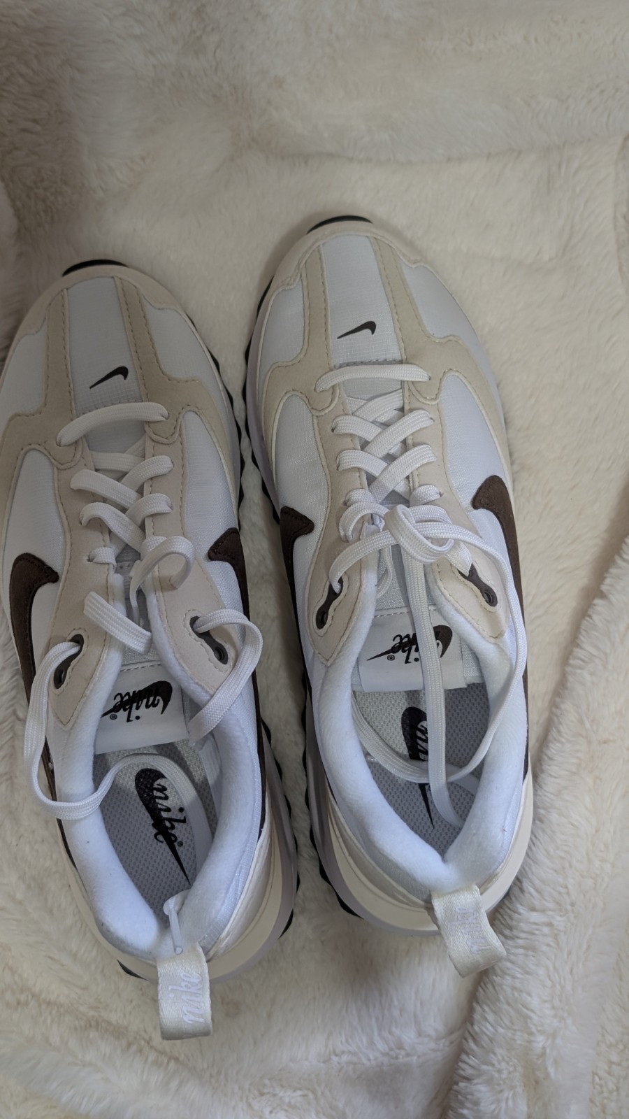 Nike Air Max Dawn White/Baroque Brown Phantom Women’s Size 7 DC4068 Brand New
