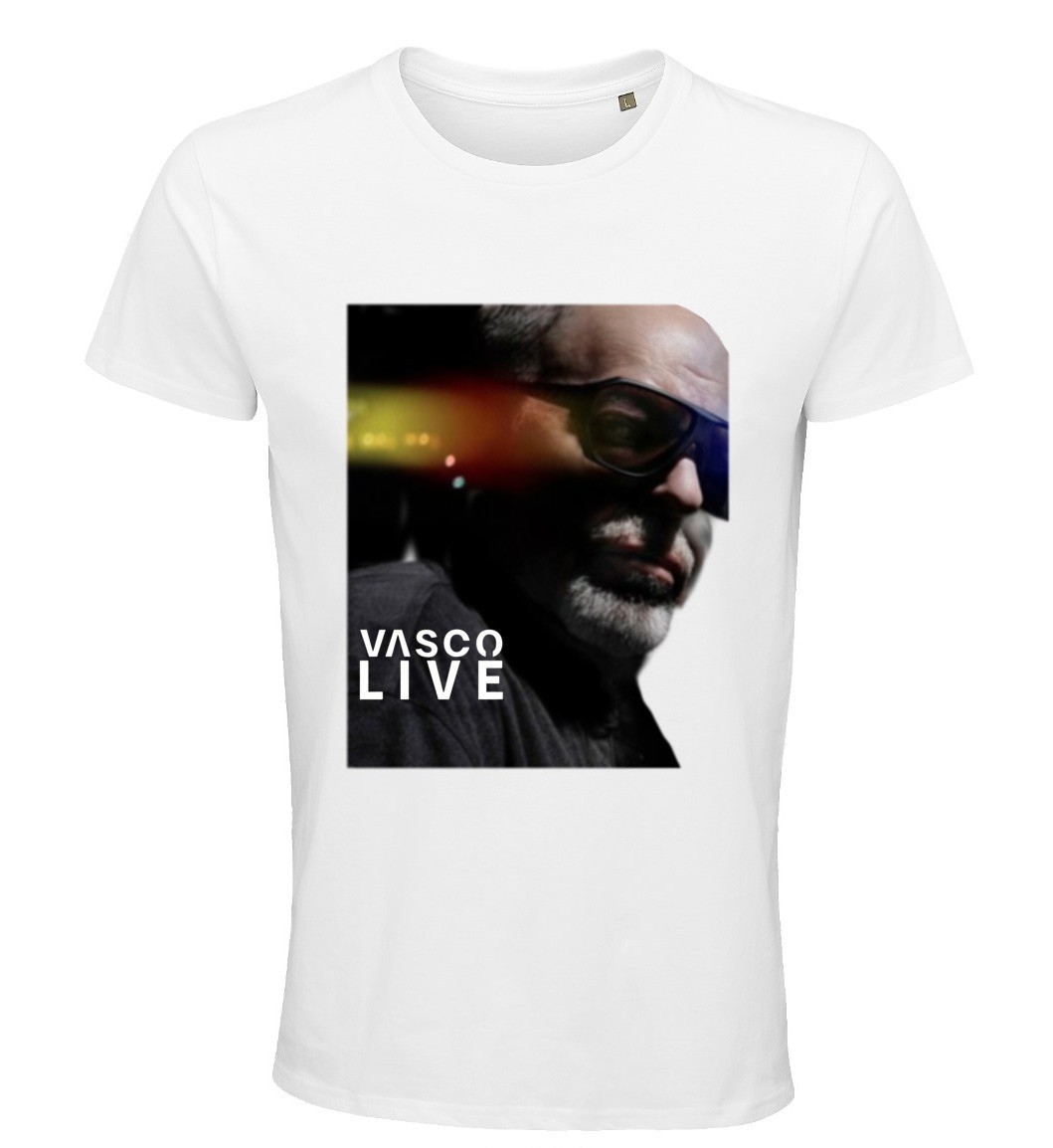 Vasco Rossi, Vasco, Rock, Blasco, Rockstar, King, Legend, Black/White T-shirt.