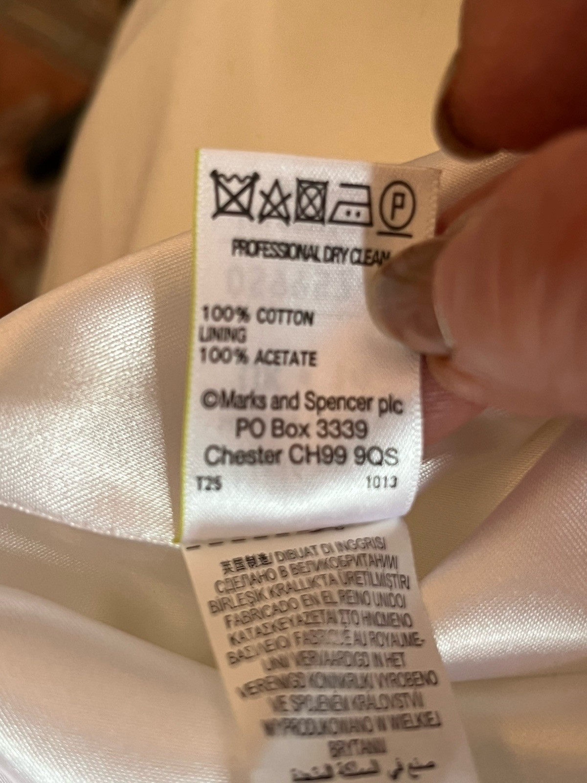 Marks & Spencer Fabulous Trench Coat in Warm White
