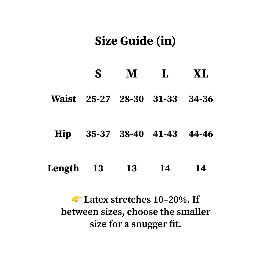 NuskUwU · Bodycon Latex Mini Skirt