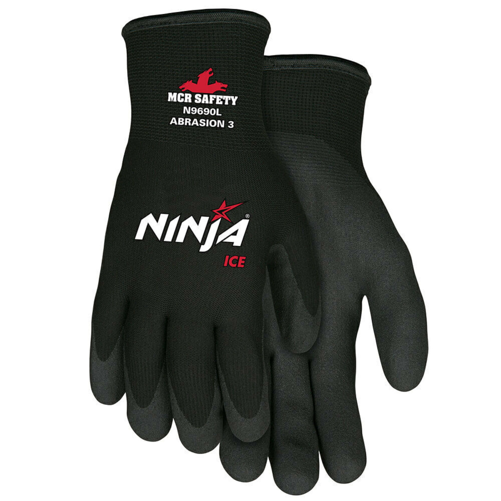 Hi-Vis Lime Class 3 Pullover Safety Sweatshirt Zipper Jacket w/ Insulated Gloves