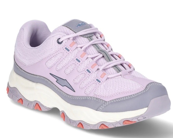 Avia 8 Wide Width Odor Control Lavender Pink/Gray Sneakers for Women – NWT