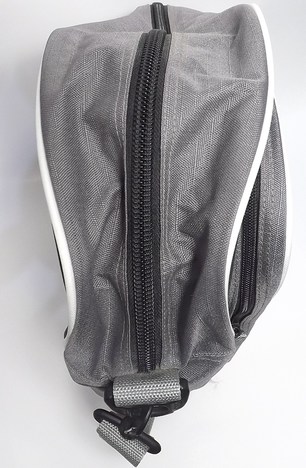 LL Bean Cross Body Satchel Black and Grey Daypack Laptop Tablet Book Tote