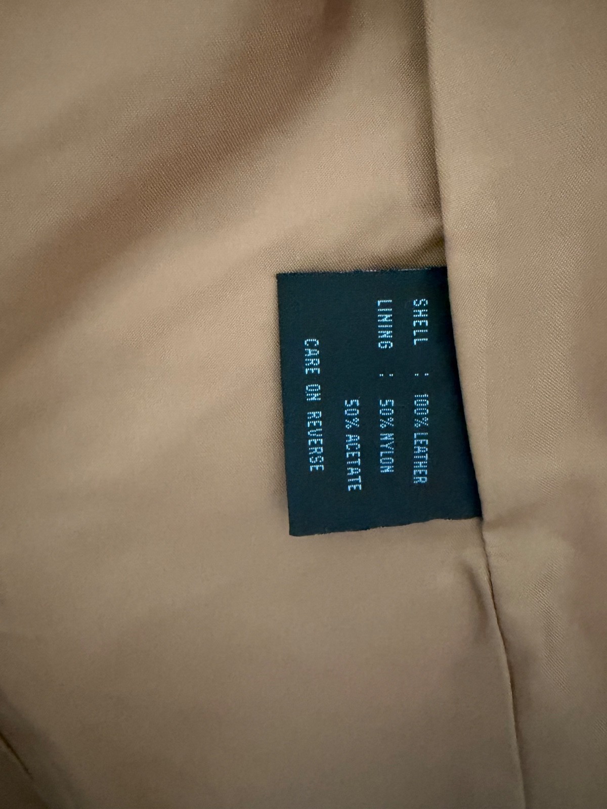 Women’s leather jacket from the REACTION Kenneth Cole line in size XS
