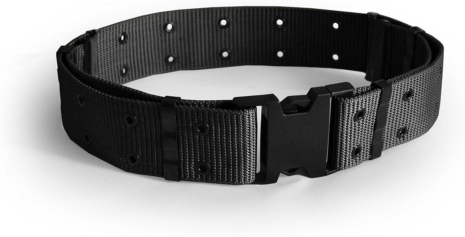 Men’s Heavy-Duty Tactical Nylon Belt – Police Security & Work Utility Gear Belt