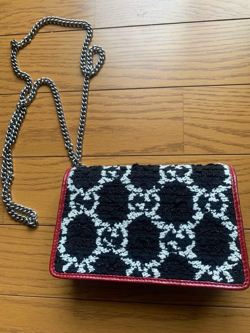 Gucci Dionysus tweed shoulder bag Gift Present 0611b