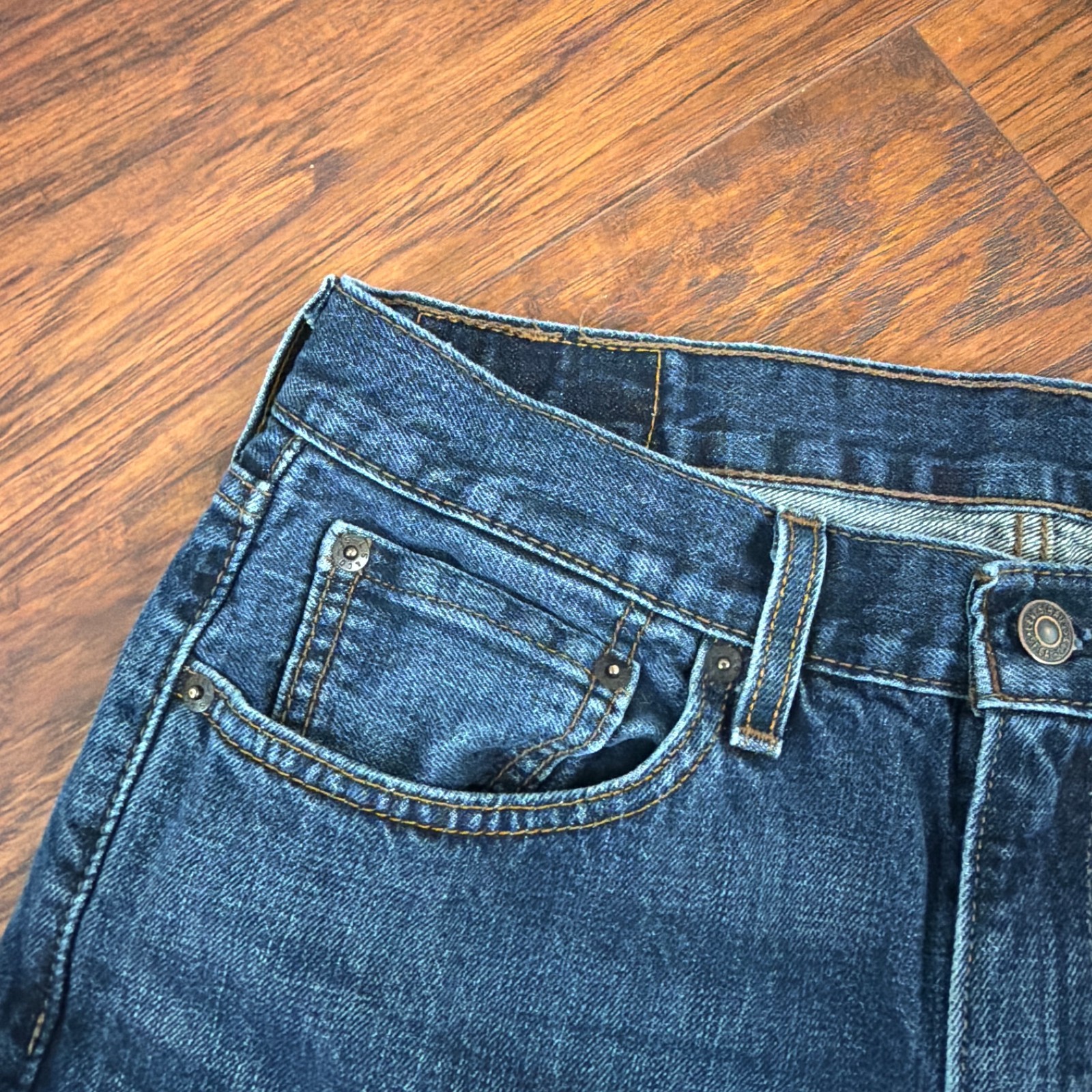 Levis 527 Jeans Mens 32 Boot Cut Slim Fit Mid Rise 100% Cotton Denim Cowboy