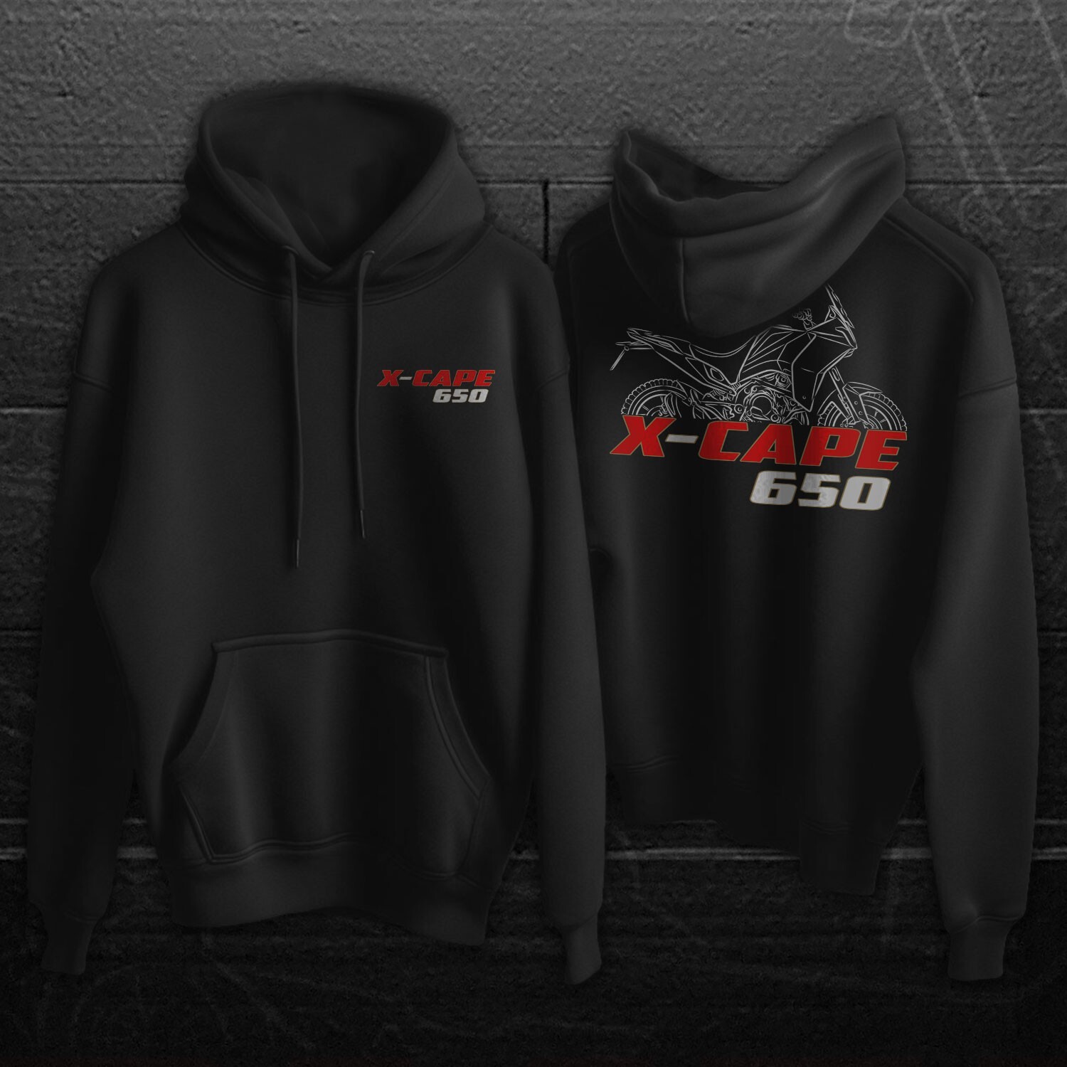 For Moto Morini X-Cape 650/700/1200 Fans – Moto Animals Illustration Hoodie