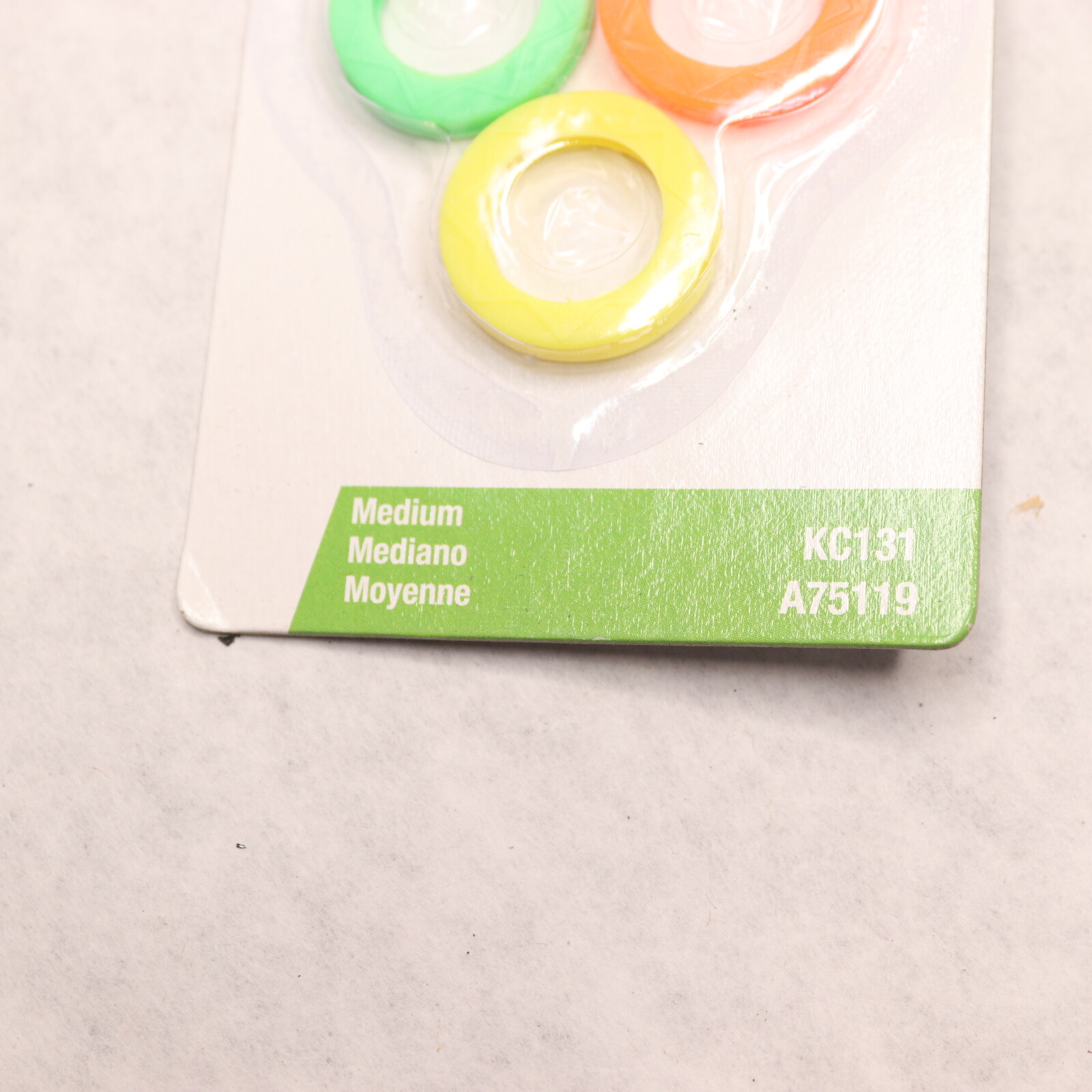 (4-Pk) Hy-Ko Neon Medium Key Identifier Plastic Assorted KC131