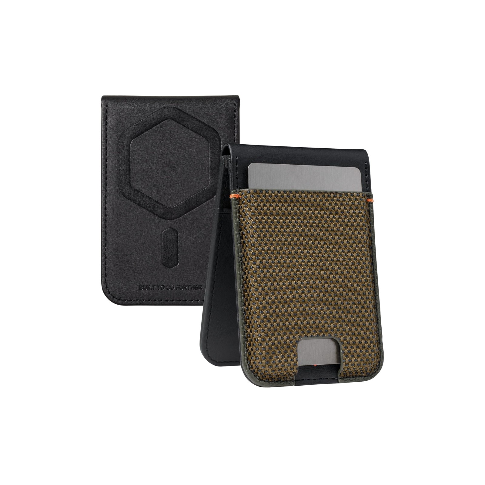UAG Slim Magnetic Wallet Metropolis Made w/ Kevlar Olive 6 Cards Kickstand RFID