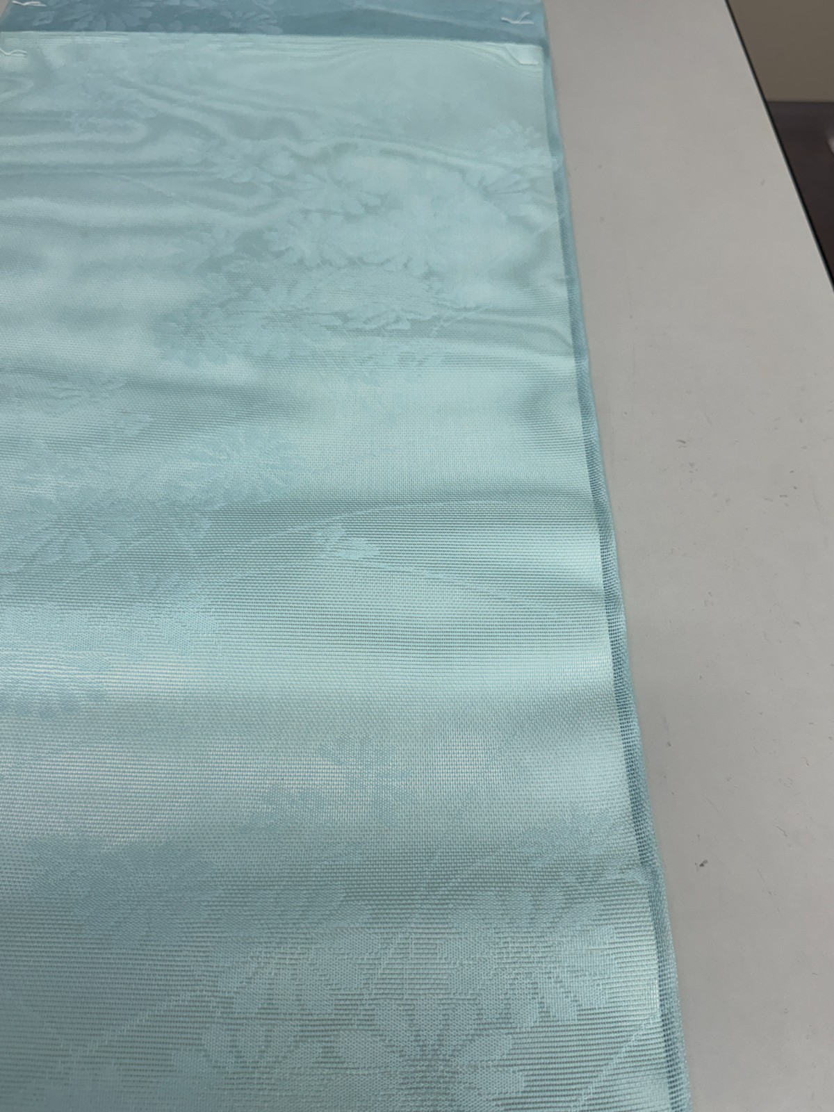 Japanese Vintage Kimono Fabric cloth Boro silk Blue tradition 35.4×13.7 in