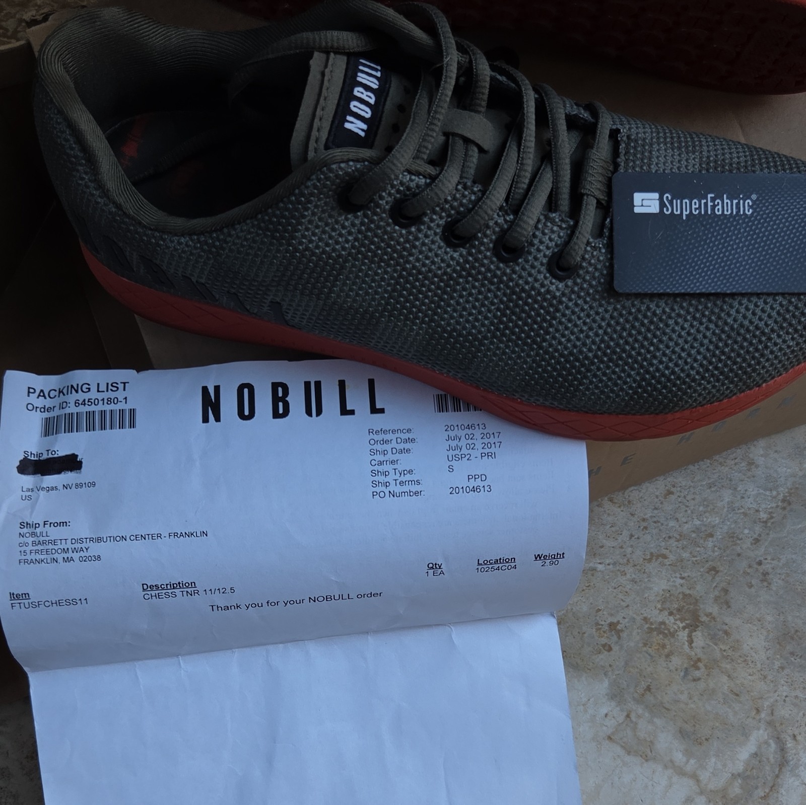 NOBULL SuperFabric Trainer Chess Pumpkin Gray/Orange Low Top Lace Up Sneaker