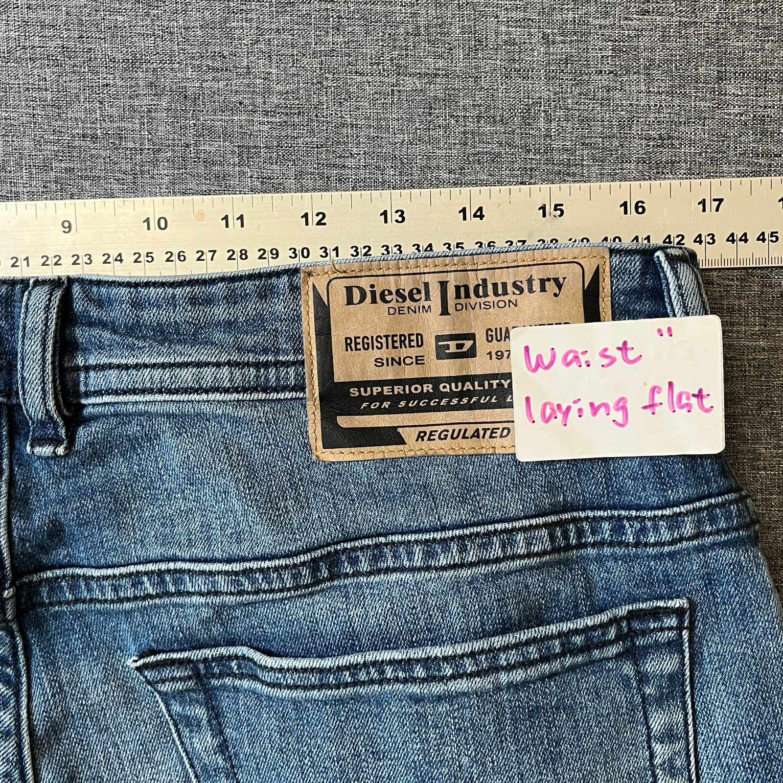 Diesel Thommer-R Slim Fit Stretch Jeans – Men’s Size 32*31 – Blue