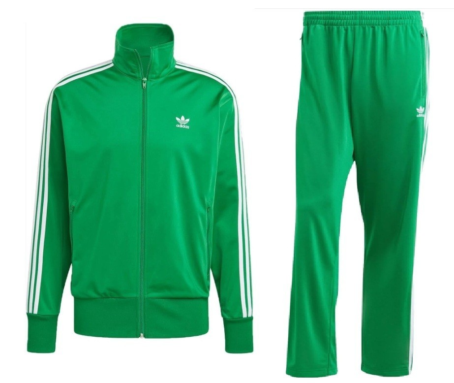 Adidas Originals Firebird Track Suit Jacket & Pants GREEN Men’s Size LARGE L
