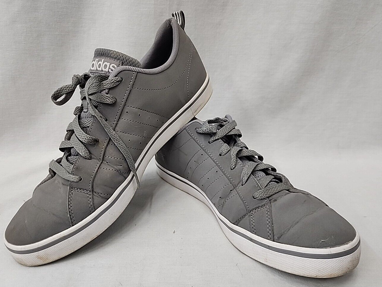 Salty Adidas VS Pace Trainers Gray Men’s 10 US