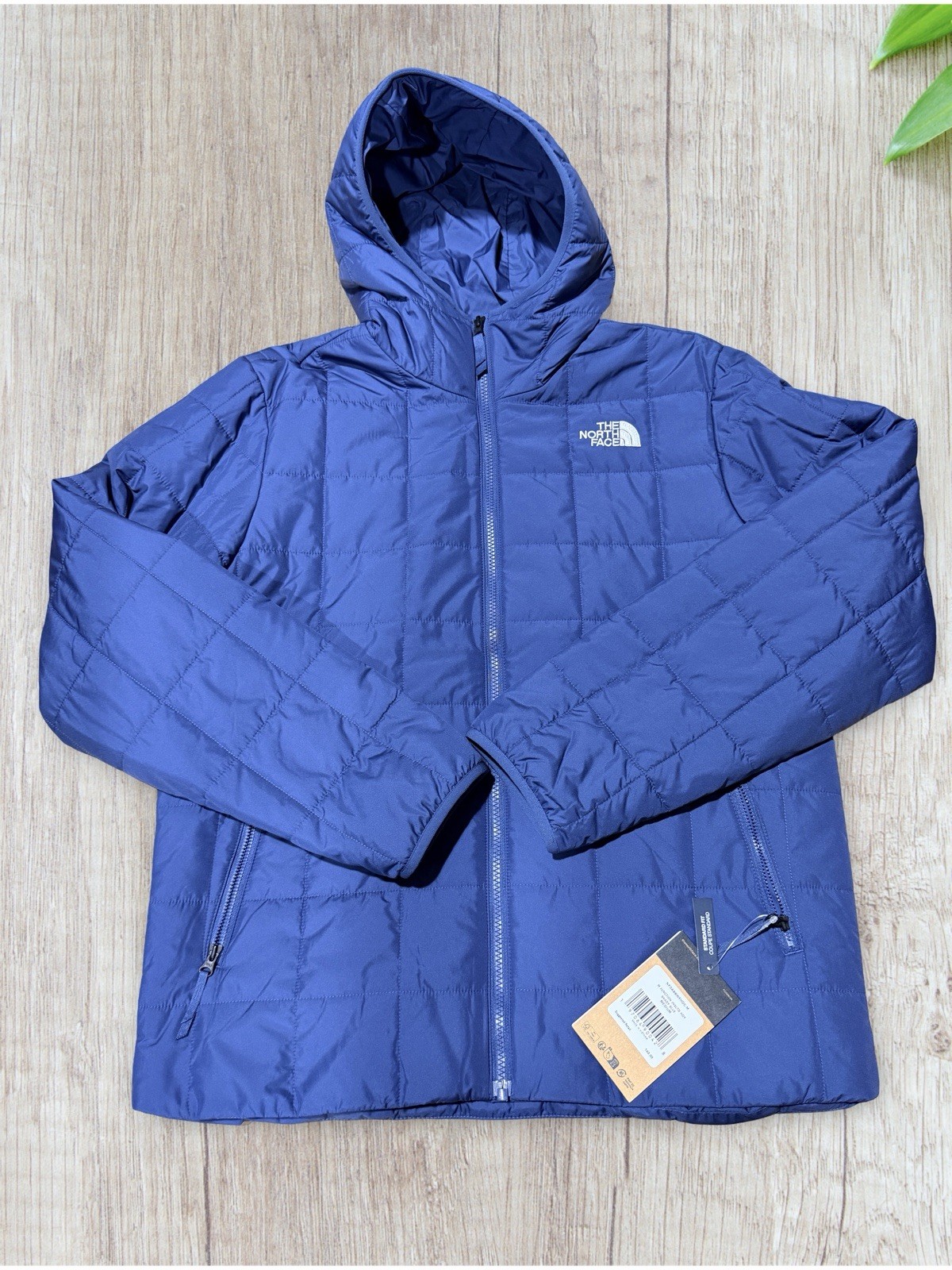 NWT THE NORTH FACE Men’s Junction Insulated Hoodie – Shady Blue – Size M
