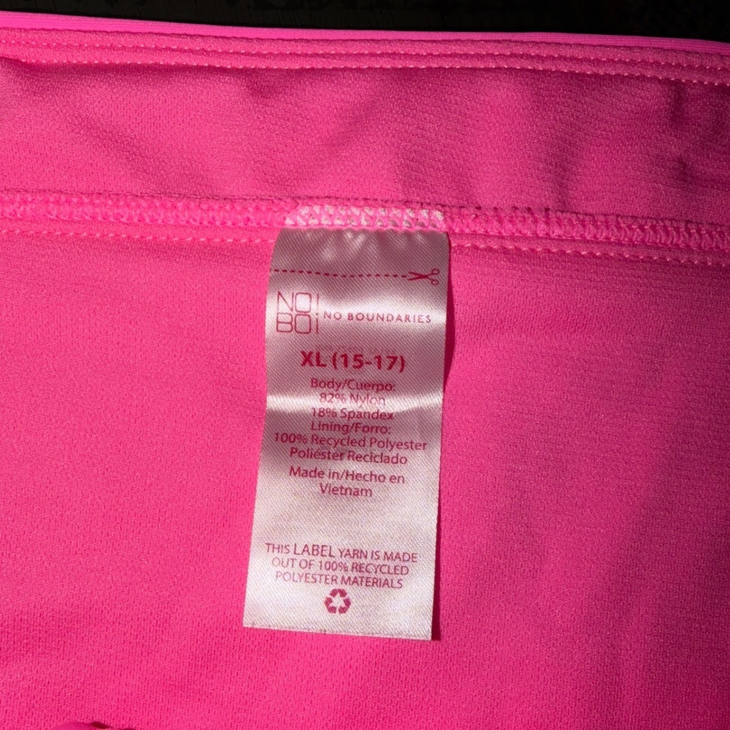 No Boundaries – Hot Pink Bikini Swim Bottoms – Women’s XL *NWT*