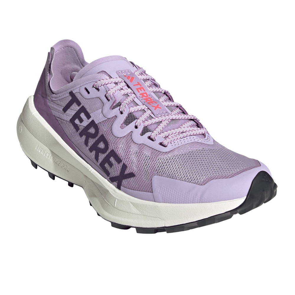 adidas Terrex Agravic Speed Trail Running Womens Purple Sneakers Athletic Shoes