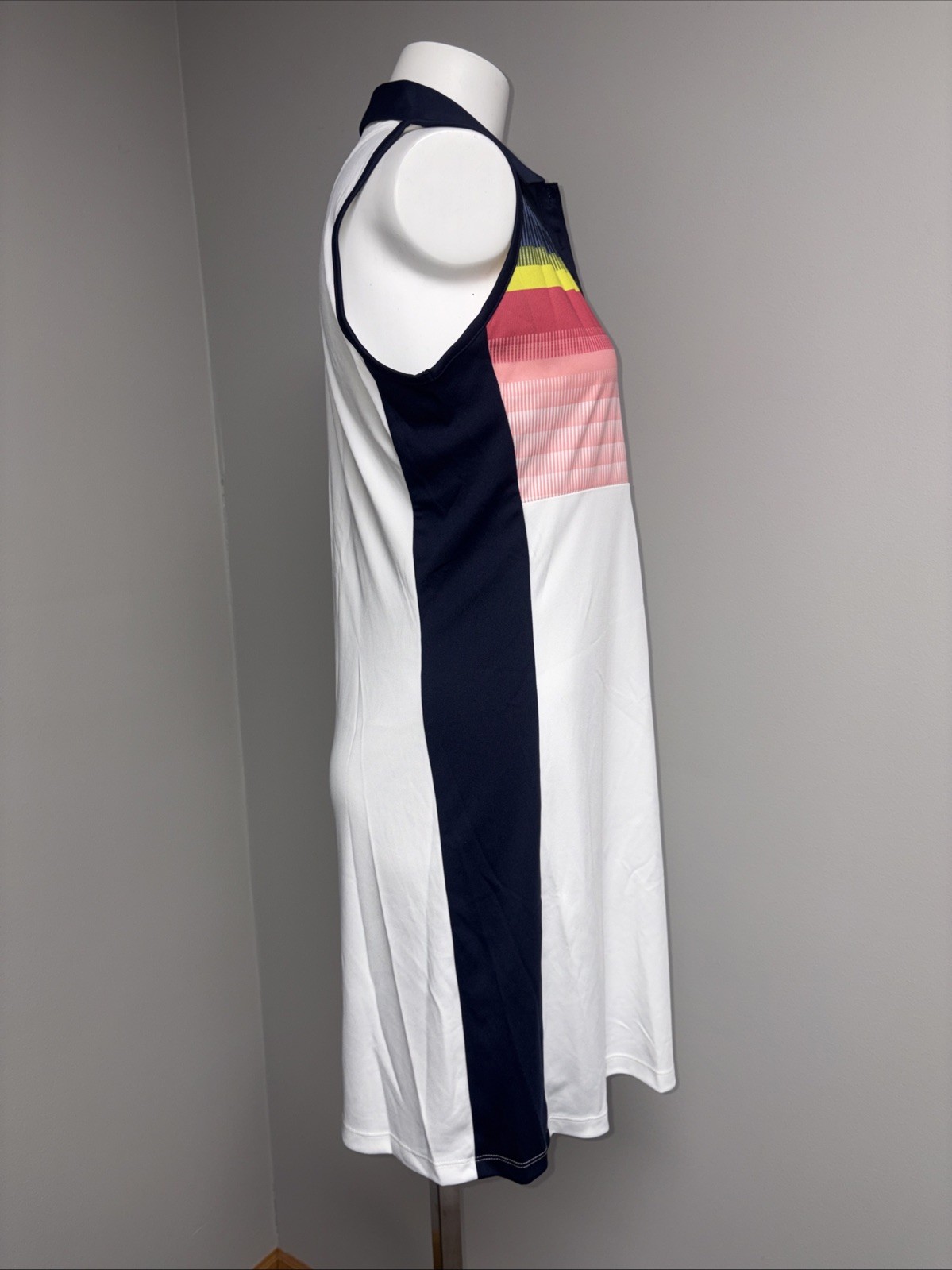 Callaway Opti Dri Sleeveless Golf Dress 50UPF Brilliant White Women’s M- NWT