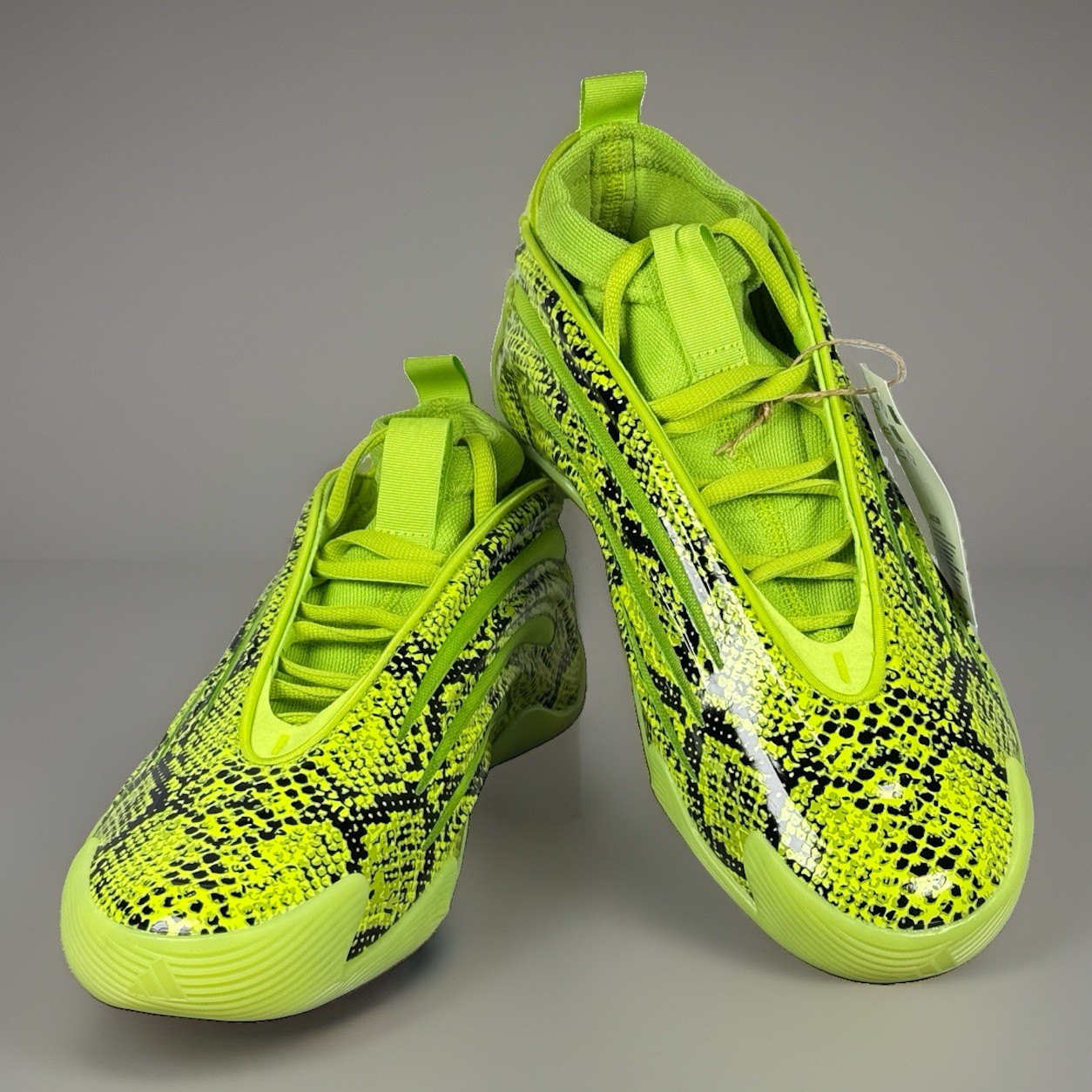 Adidas Harden Volume 9 “Solar Slime” Snakeskin | JR8289 RARE Mens SIZE 10,5