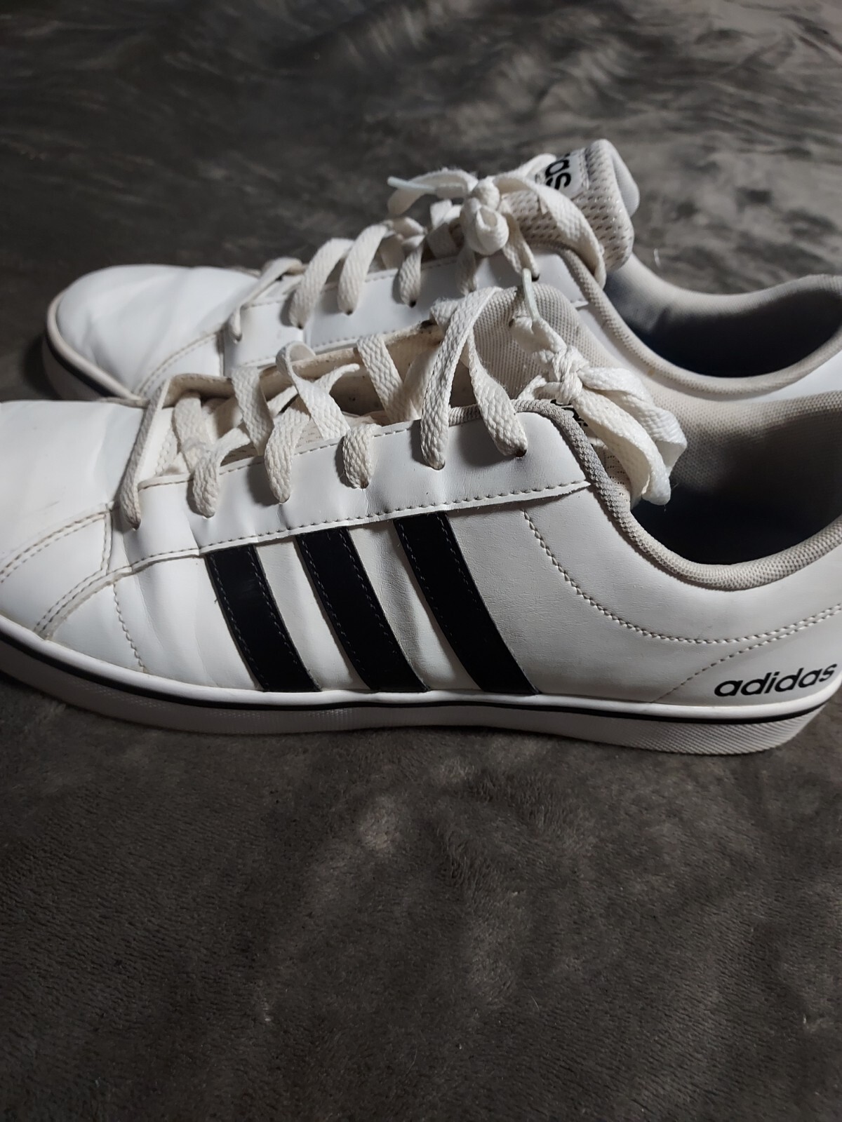 Adidas Mens VS Pace AW4594 White Casual Shoes Sneakers Size 12