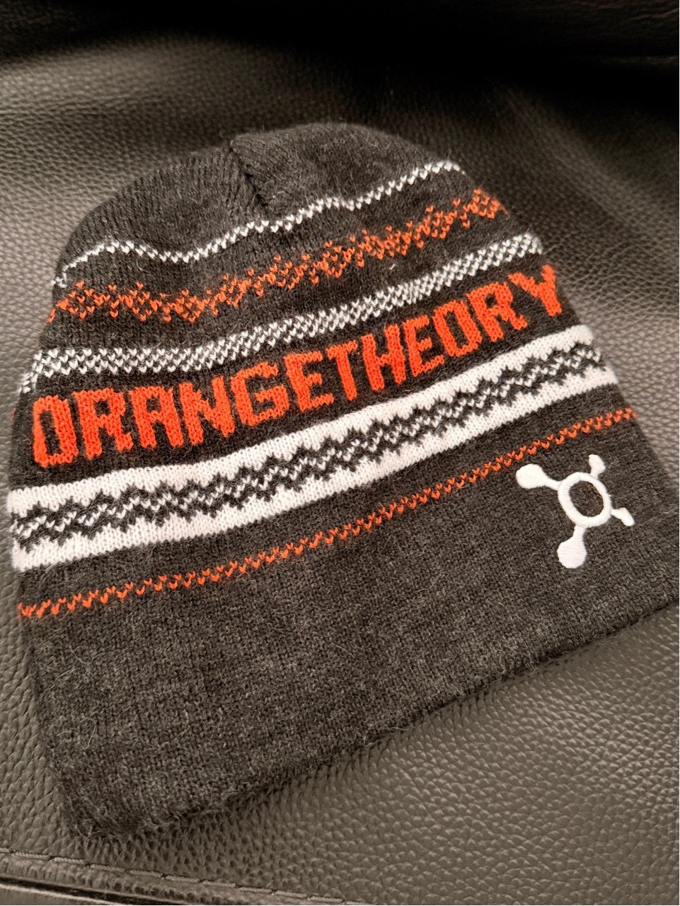 Orange Theory Beanie Hat Charcoal Gray One Size Skully Warm Winter Ski Unisex