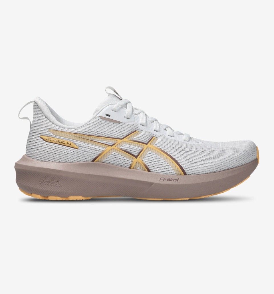 ASICS® GT-1000 14 Women’s Casual Shoes Size 6-10 Brand New White/Rubble Red/Pink