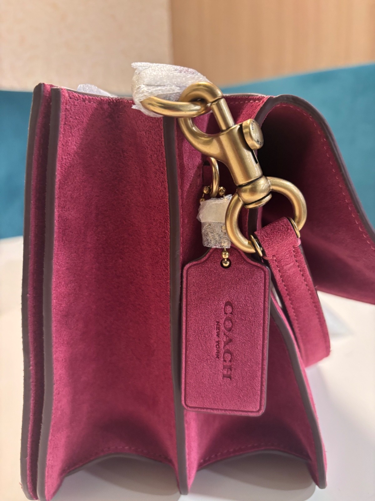 Coach tabby 36 dark fushia