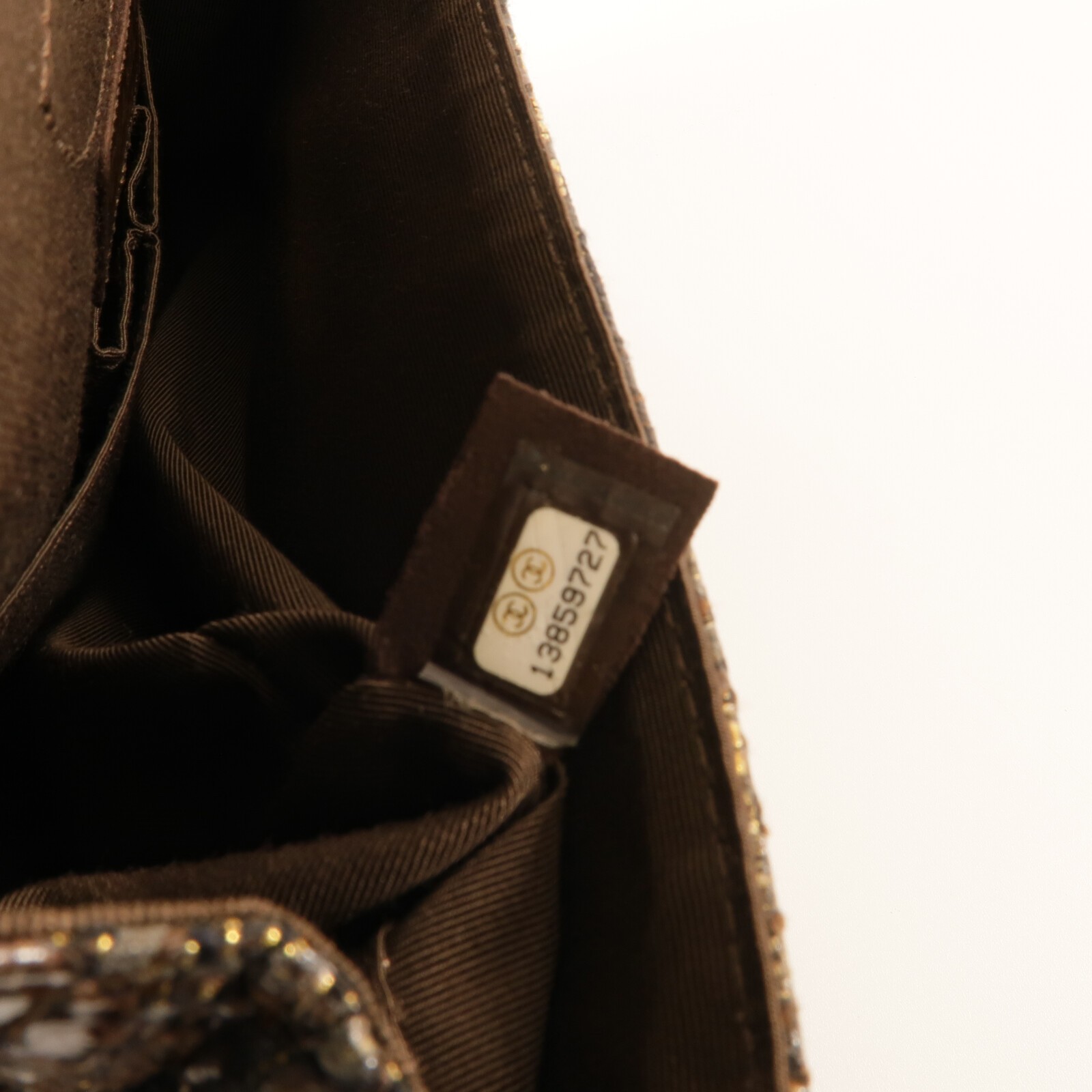 CHANEL CC Shanghai Icons Flap Bag Chain Shoulder Bag Tweed Black/Gold