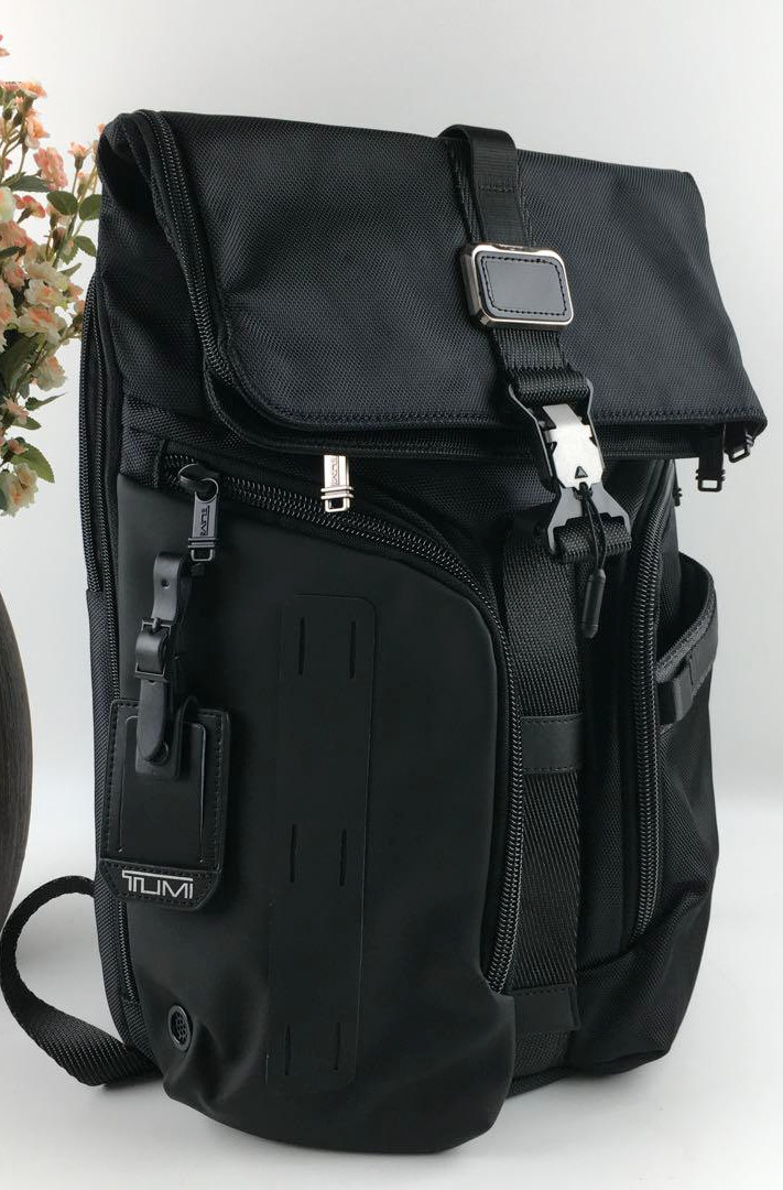 TUMI Alpha Bravo Logistic Backpack 232759D Men’s Black NEW