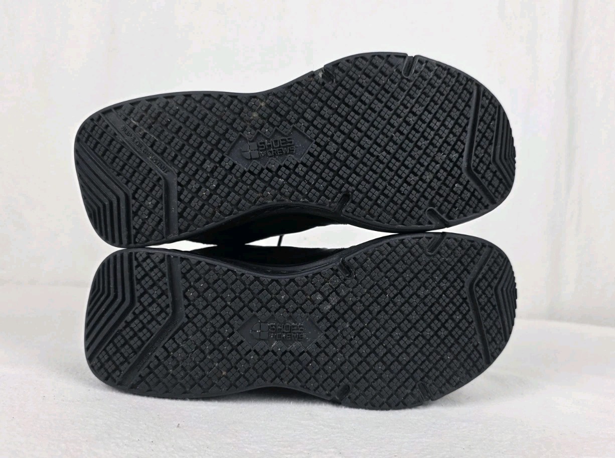 Shoes for Crews Slip & Oil Resistant Women’s Size 7.5 M Black Energy Lace Up