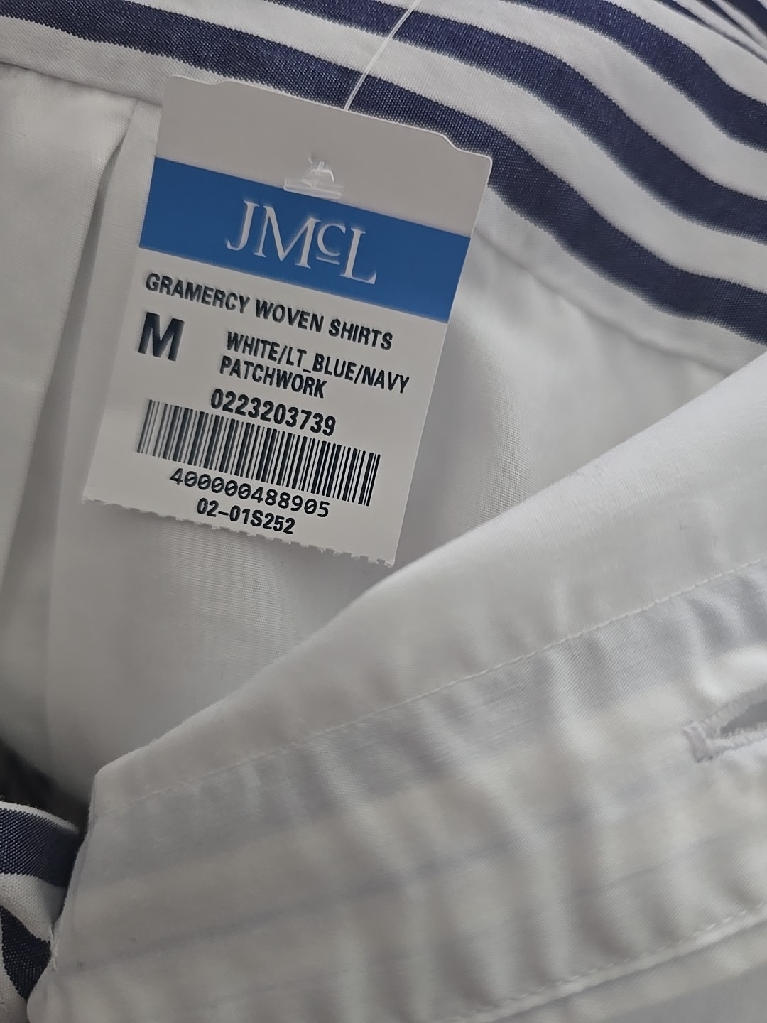 J. McLaughlin NEW MEN’S GRAMERCY WOVEN CASUAL SHIRT SIZE M