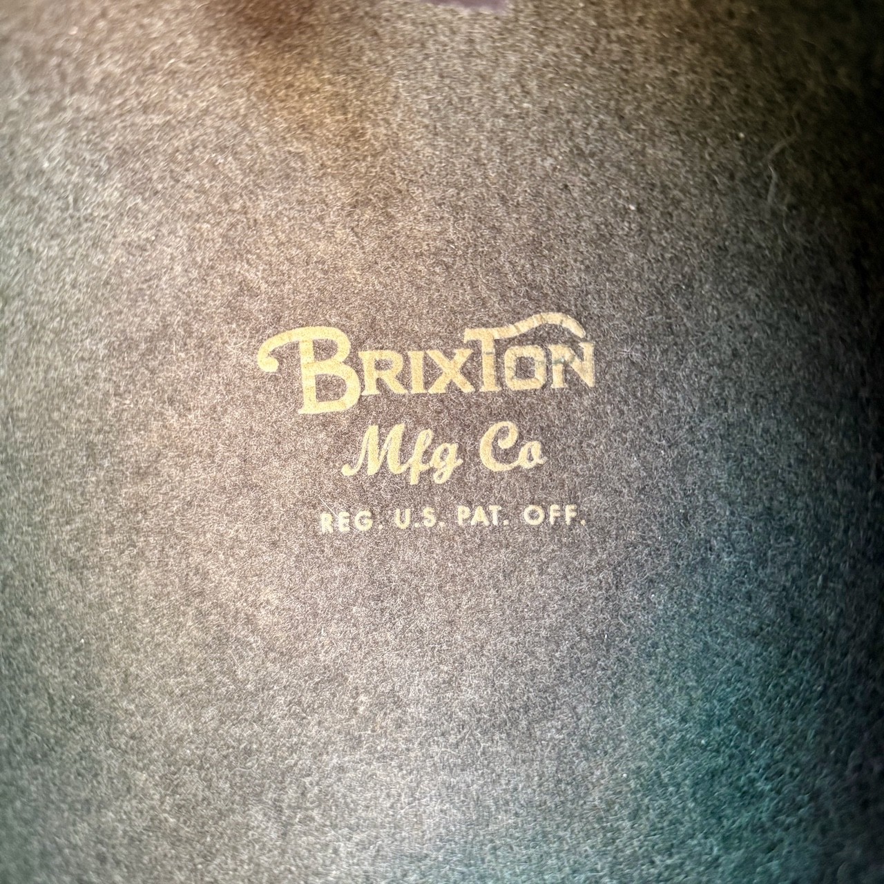 Brixton Field Proper Fedora | Green Wool Felt | Size 7 1/4 (58 cm) | Unisex