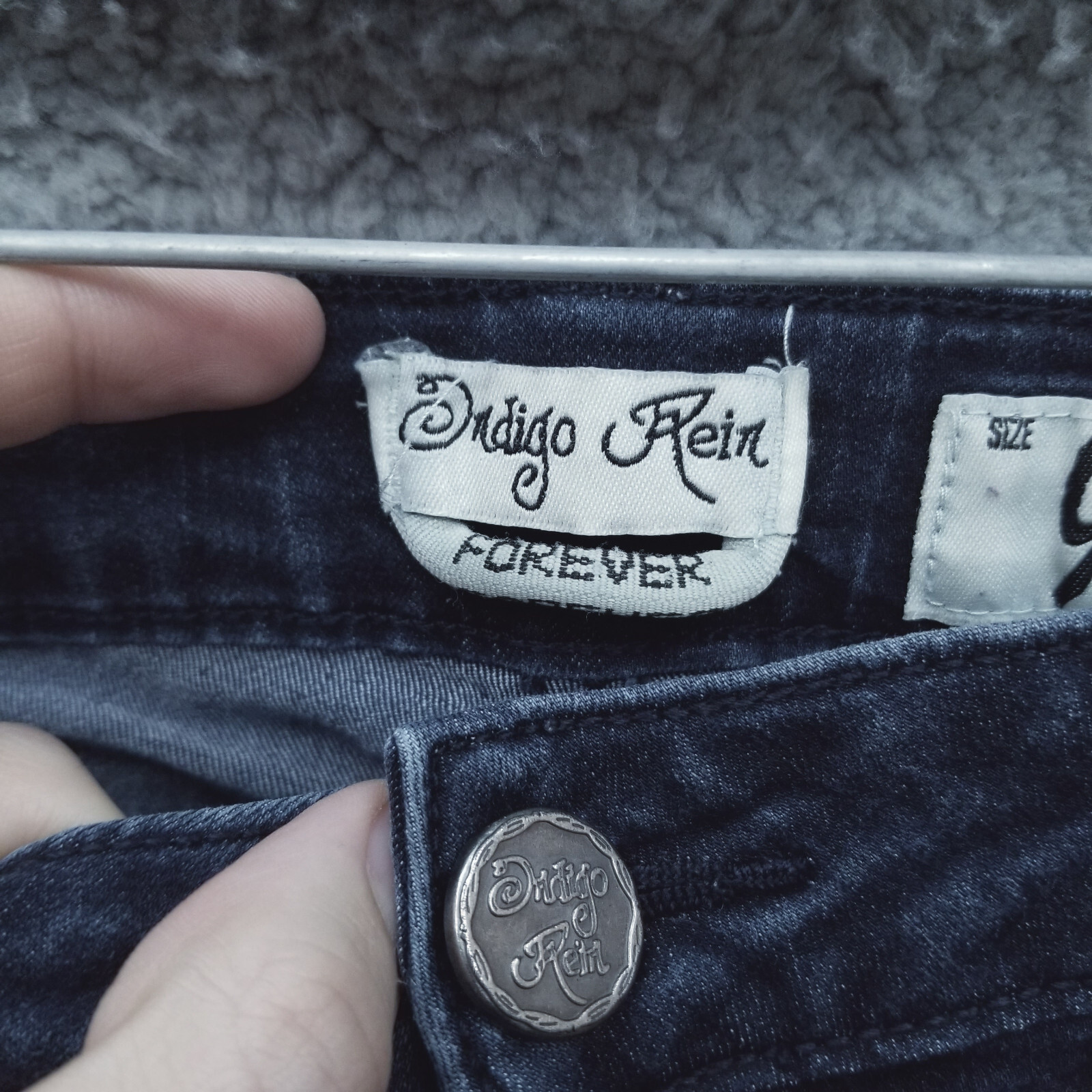 Indigo Rein Women’s 9 Forever Blue Cropped Jeans 31.25″ 20.75″ 8.25″