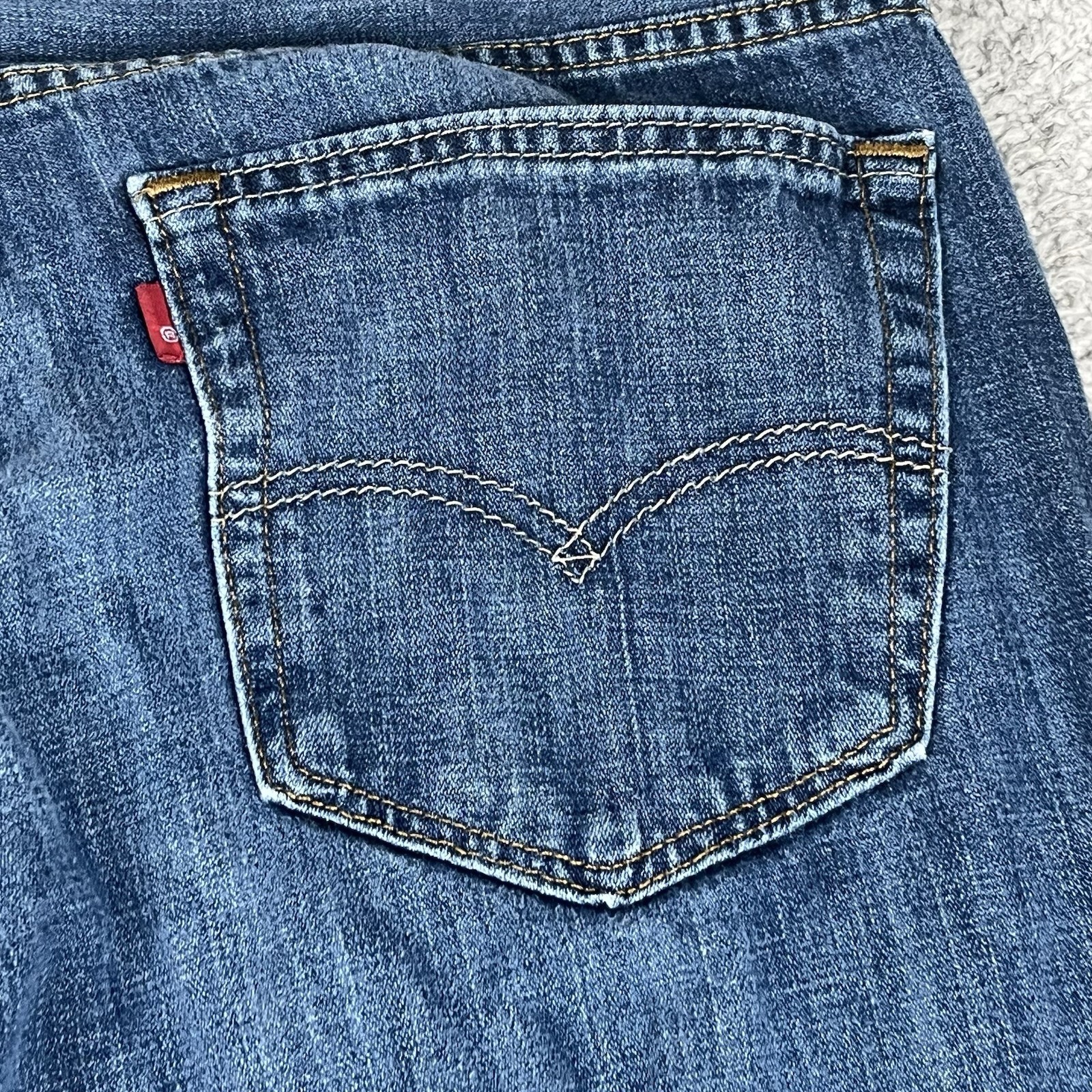 Levis Jeans Mens 36×30* Blue 569 Loose Straight Baggy Grunge Skater Y2K Denim