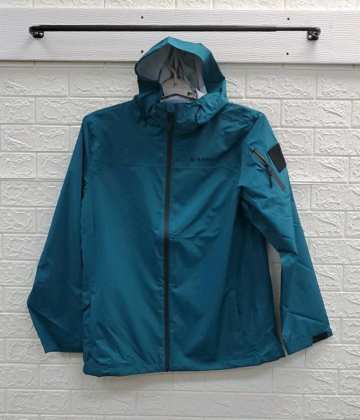 New Baerskin Waterproof Rain Jacket 2.0 Teal US Size Medium