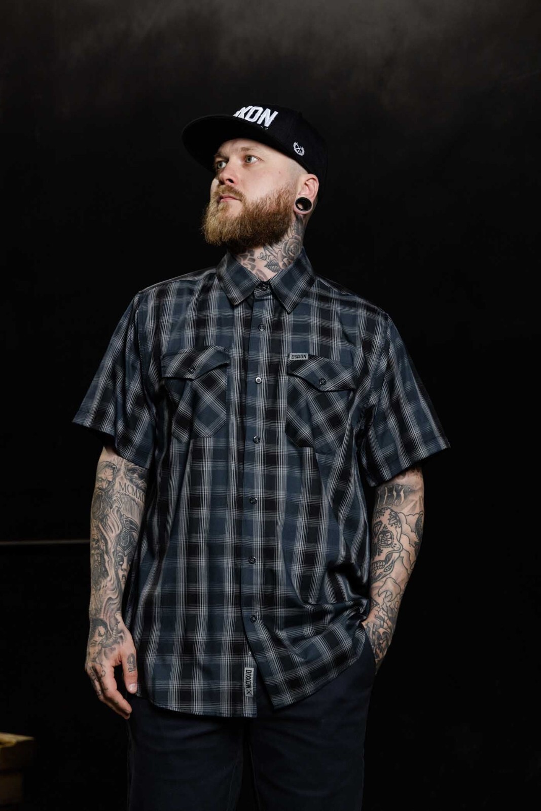 DIXXON Flannel THE SHAPE Bamboo Shirt SS Men’s LARGE Horror Series Friday 13th