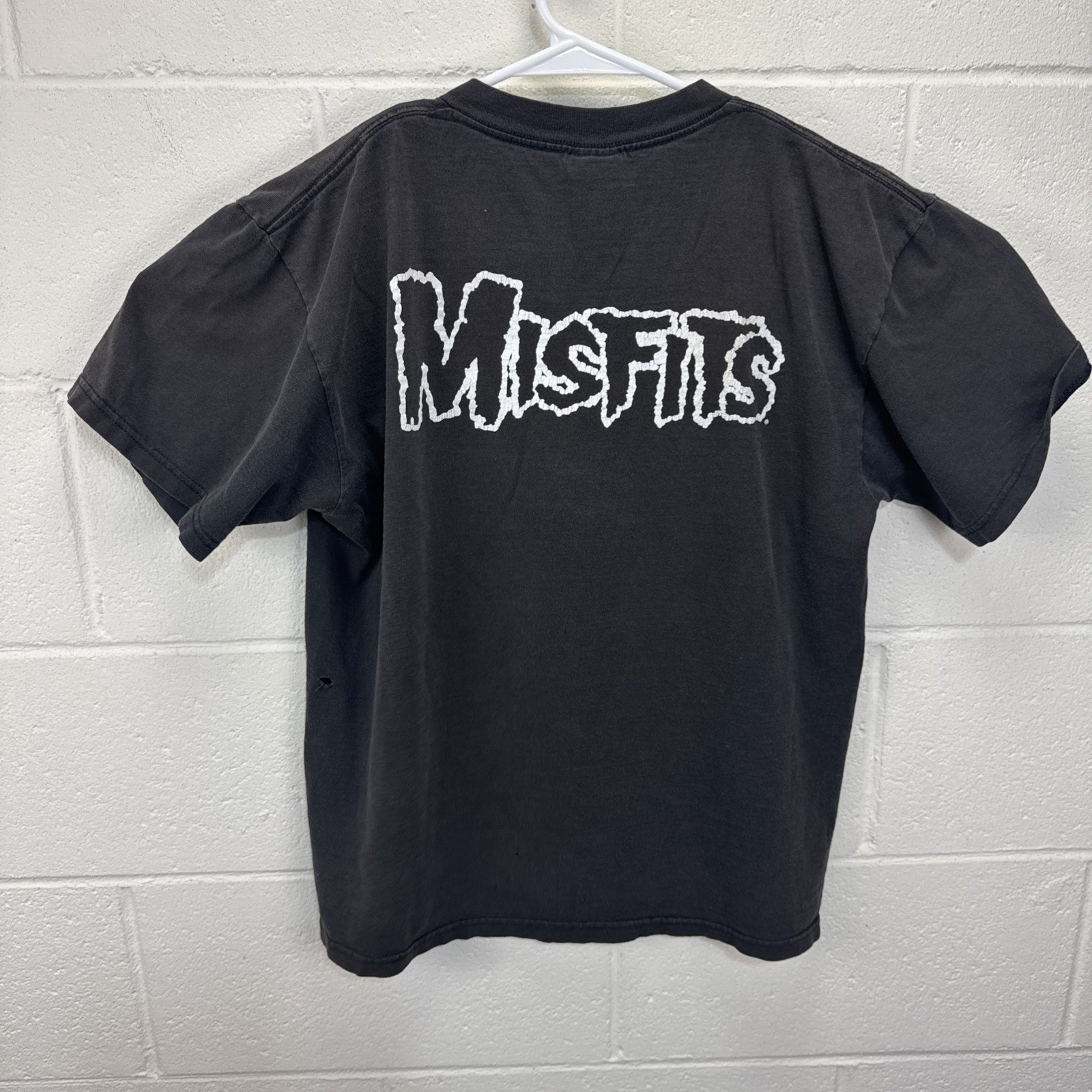 Vintage The Misfits 2001 Skull Horror Punk Rock Band Black M Graphic T-Shirt Tee