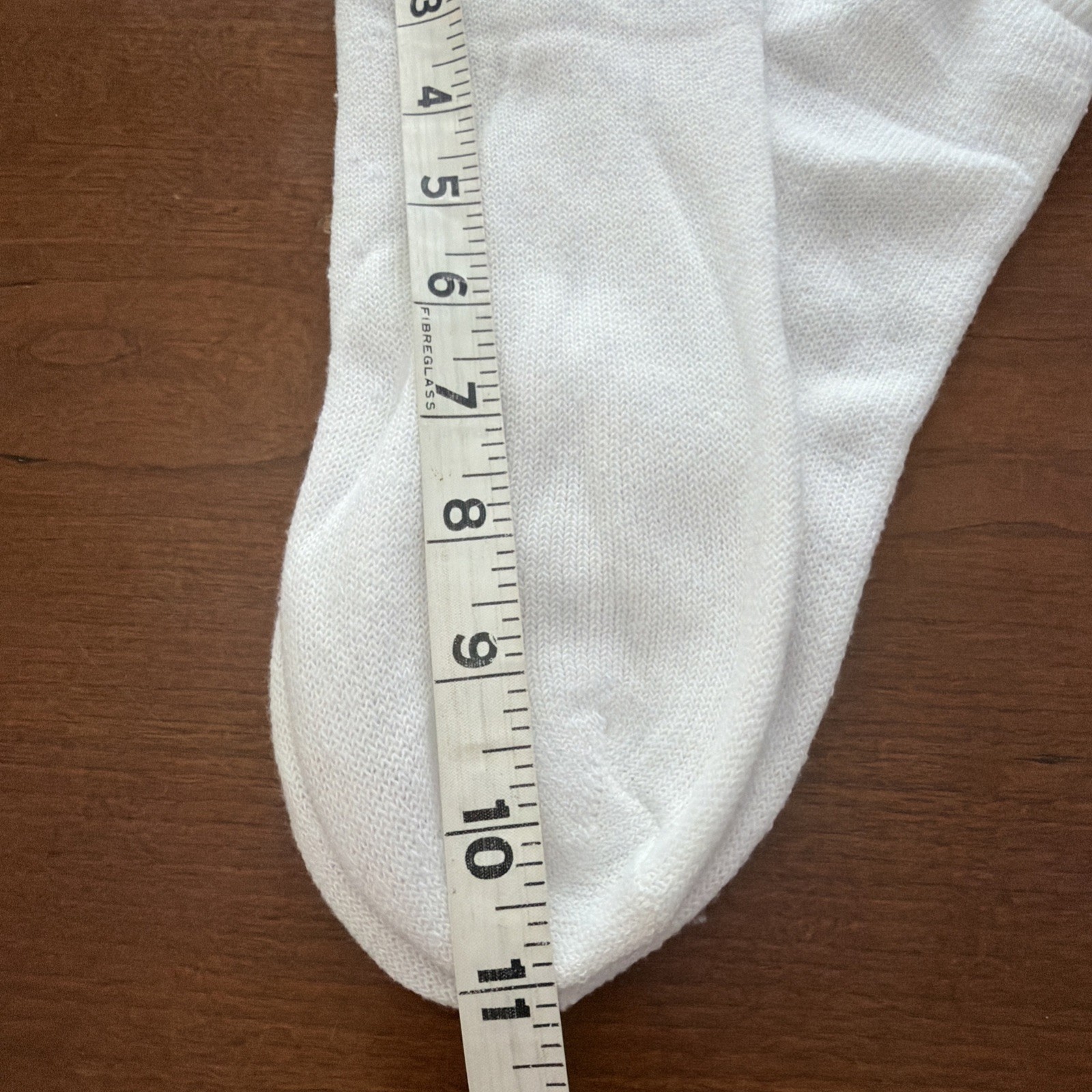 Men’s Socks Low Cut 13-15 Cotton White 90’s USA NOS Ankle