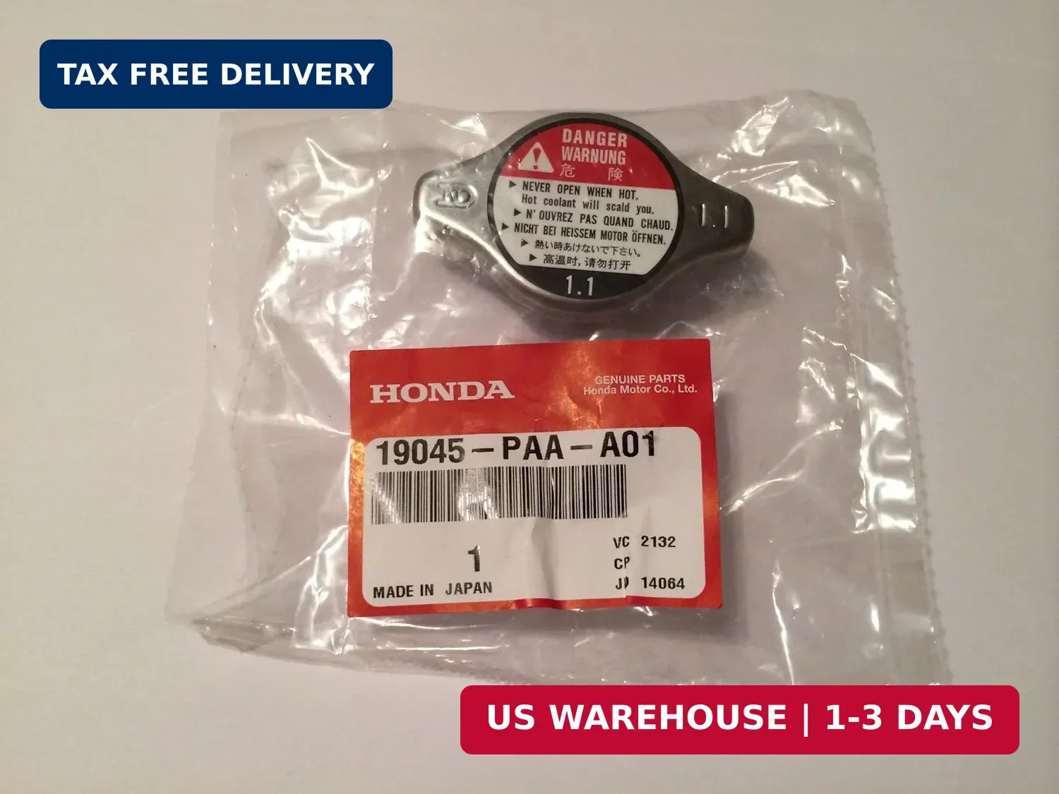Genuine 19045-PAA-A01 Radiator Cap