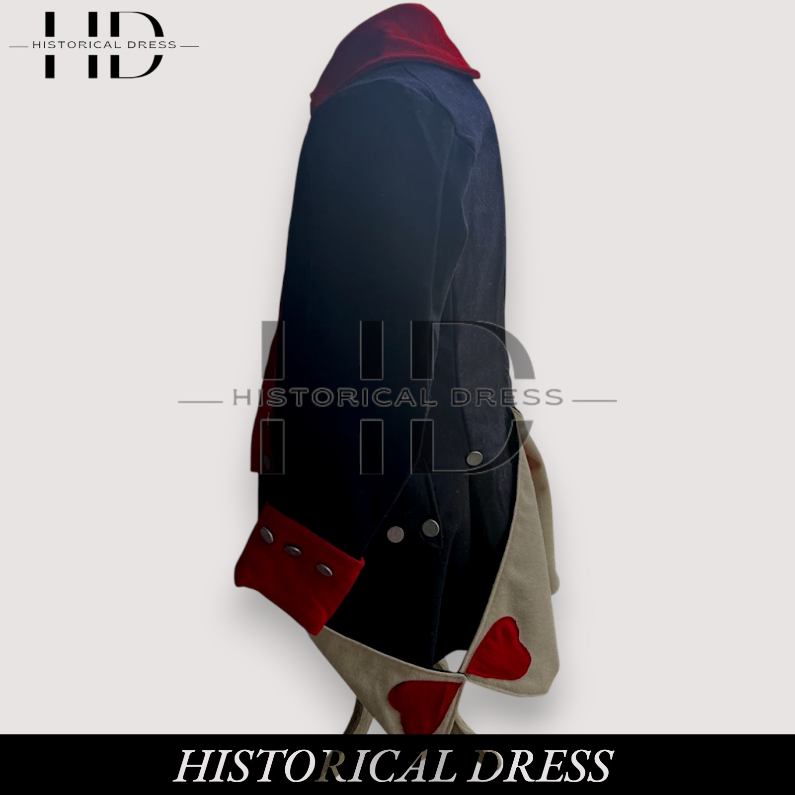 Continental Army Regimental Coat + Vast Revolutionary War Blue with red facings