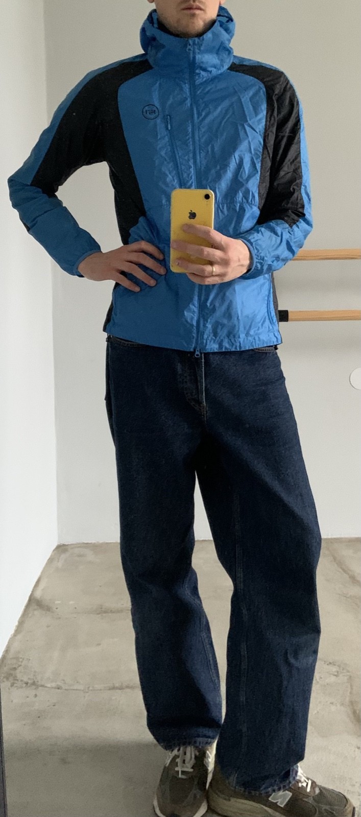 FSF Urban Project FYI SOPH. Fragment Design Windbreaker L Blue and Black