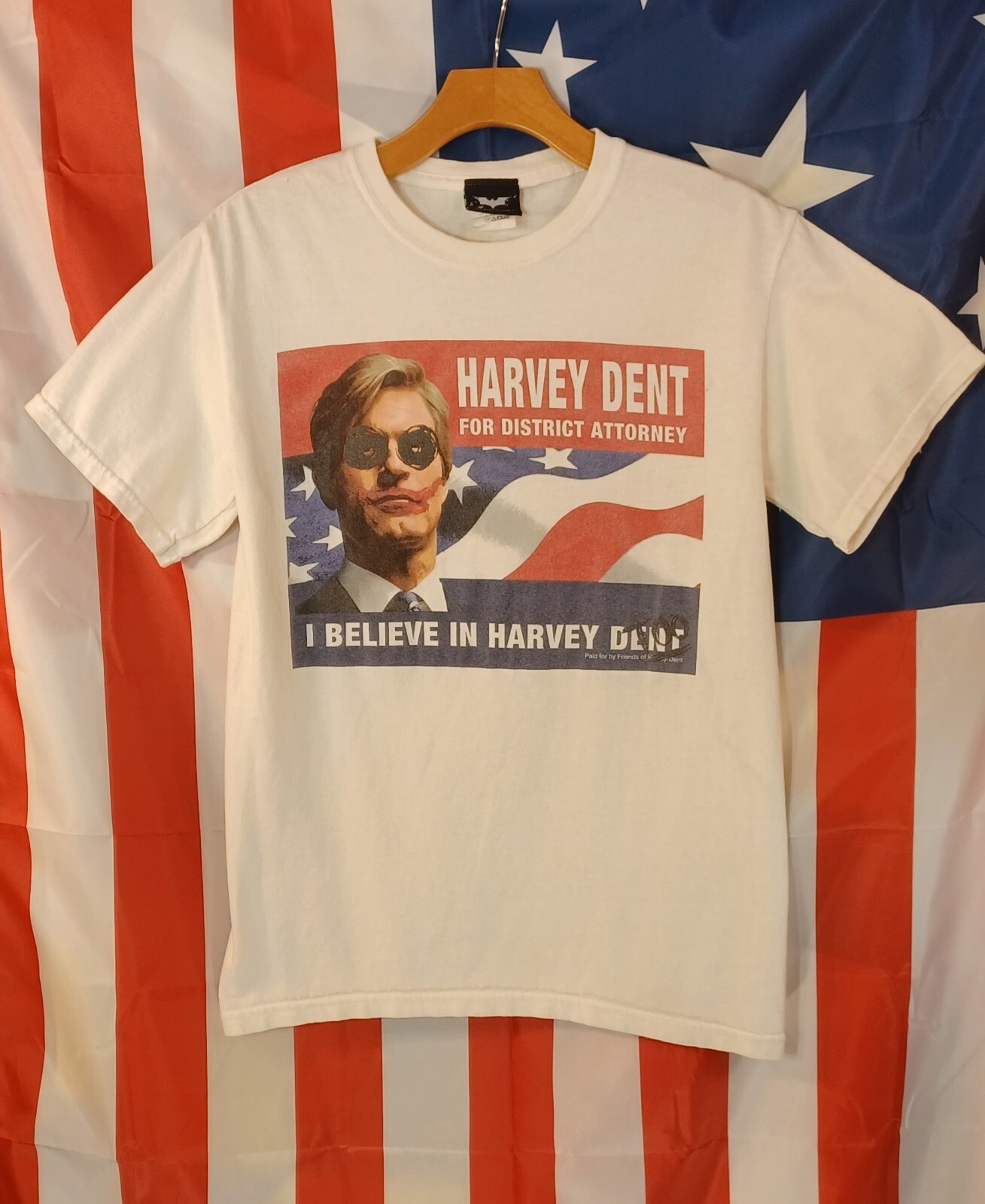 The Dark Knight Harvey Dent Joker Shirt 2008 Official Promo Batman DC Comics 🔥