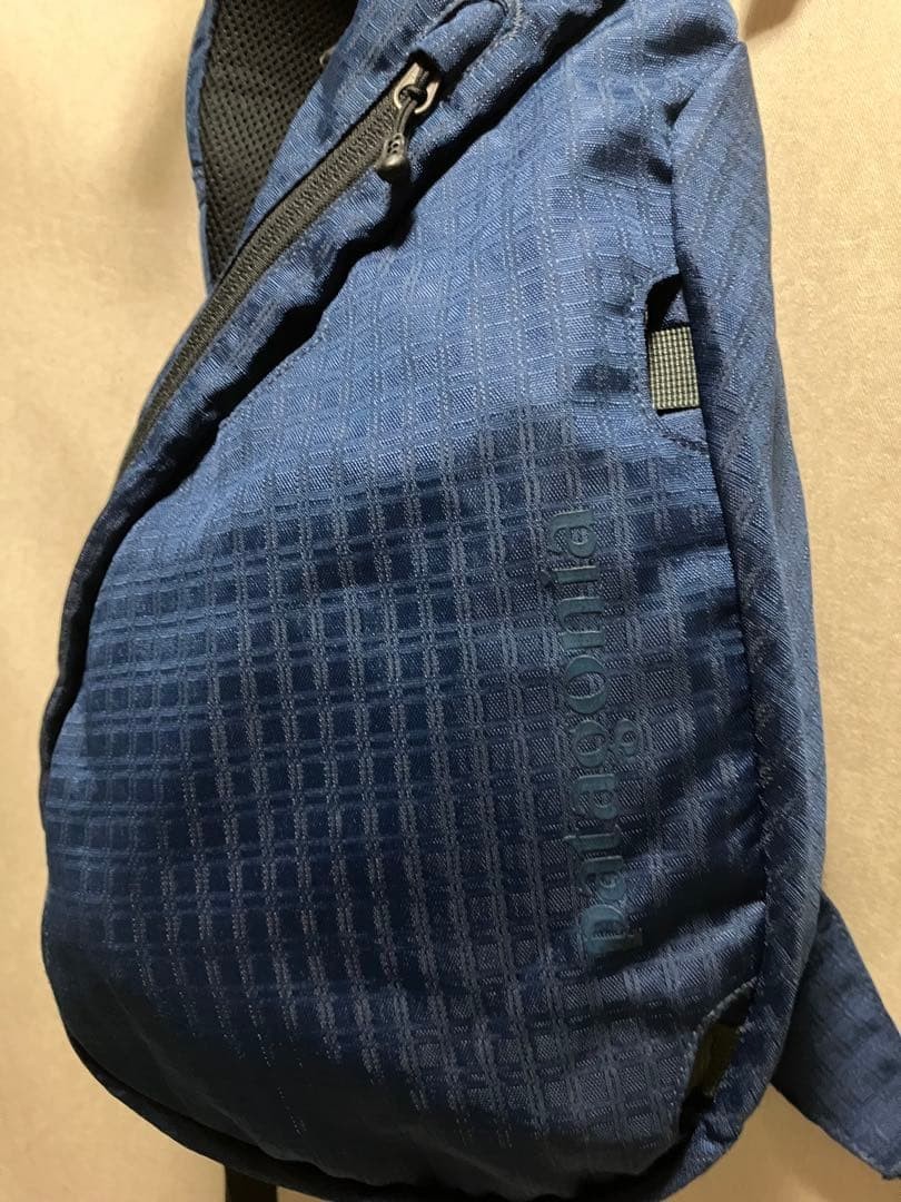 patagonia S9 Atom Sling Bag Excellent Ripstop Nylon Cordura Lightweight Navy