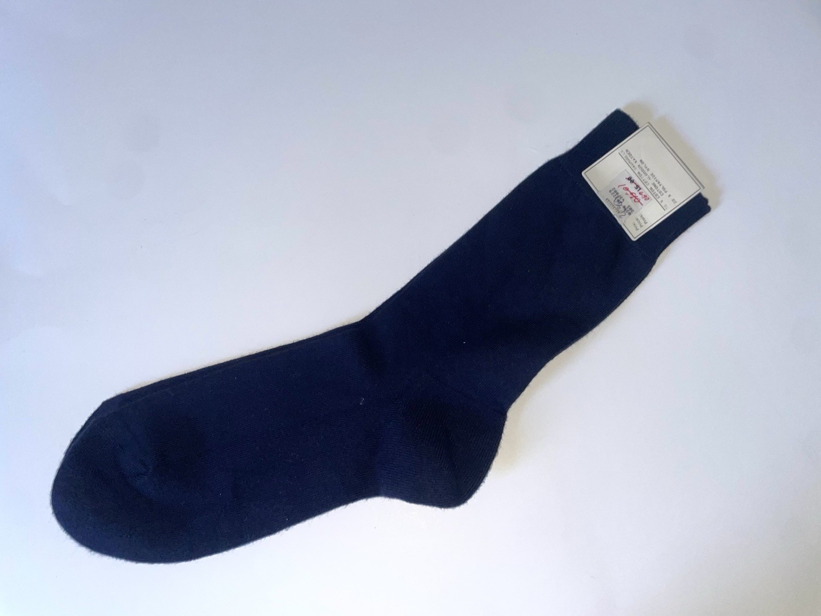 Vintage Dore Dore Golf Navy Blue Cotton/Polyamide Socks