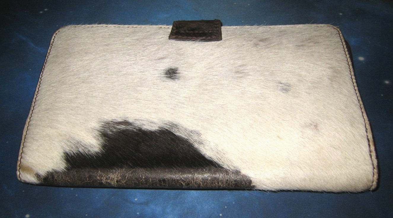 American Darling COWHIDE Hand Tooled Leather Womens Wallet – used good