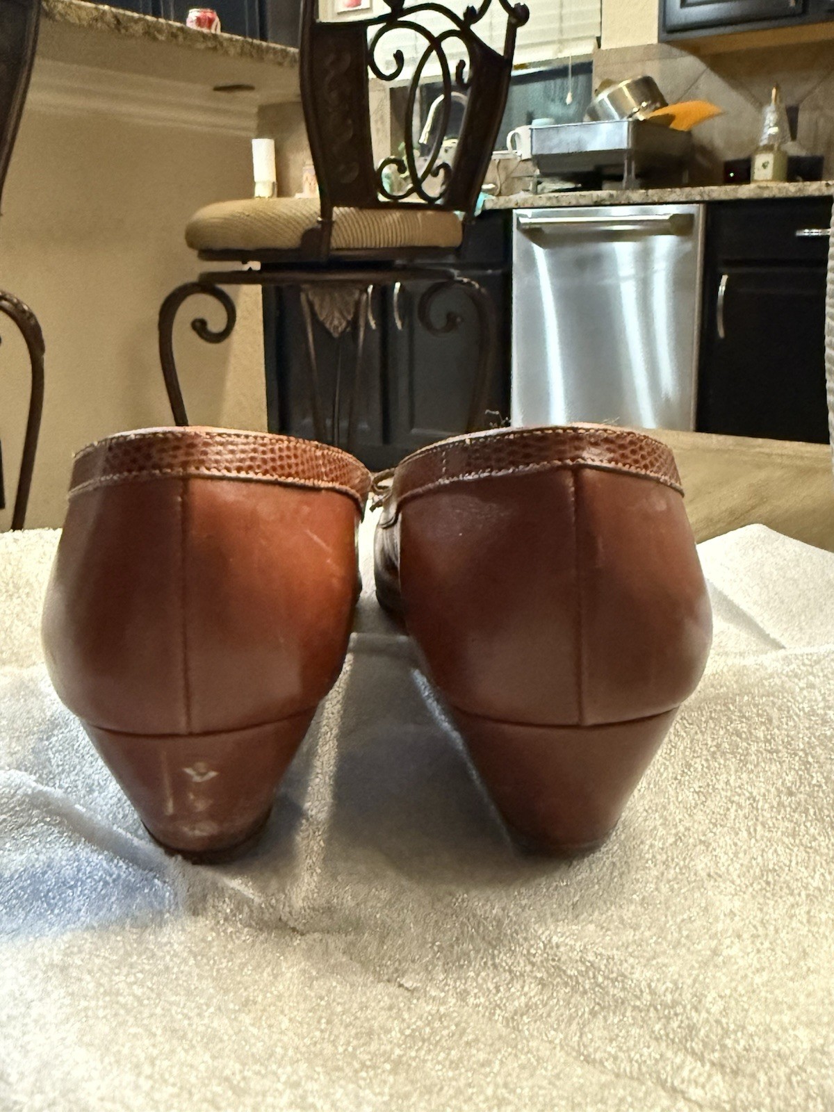 Ferragamo Brown Pump